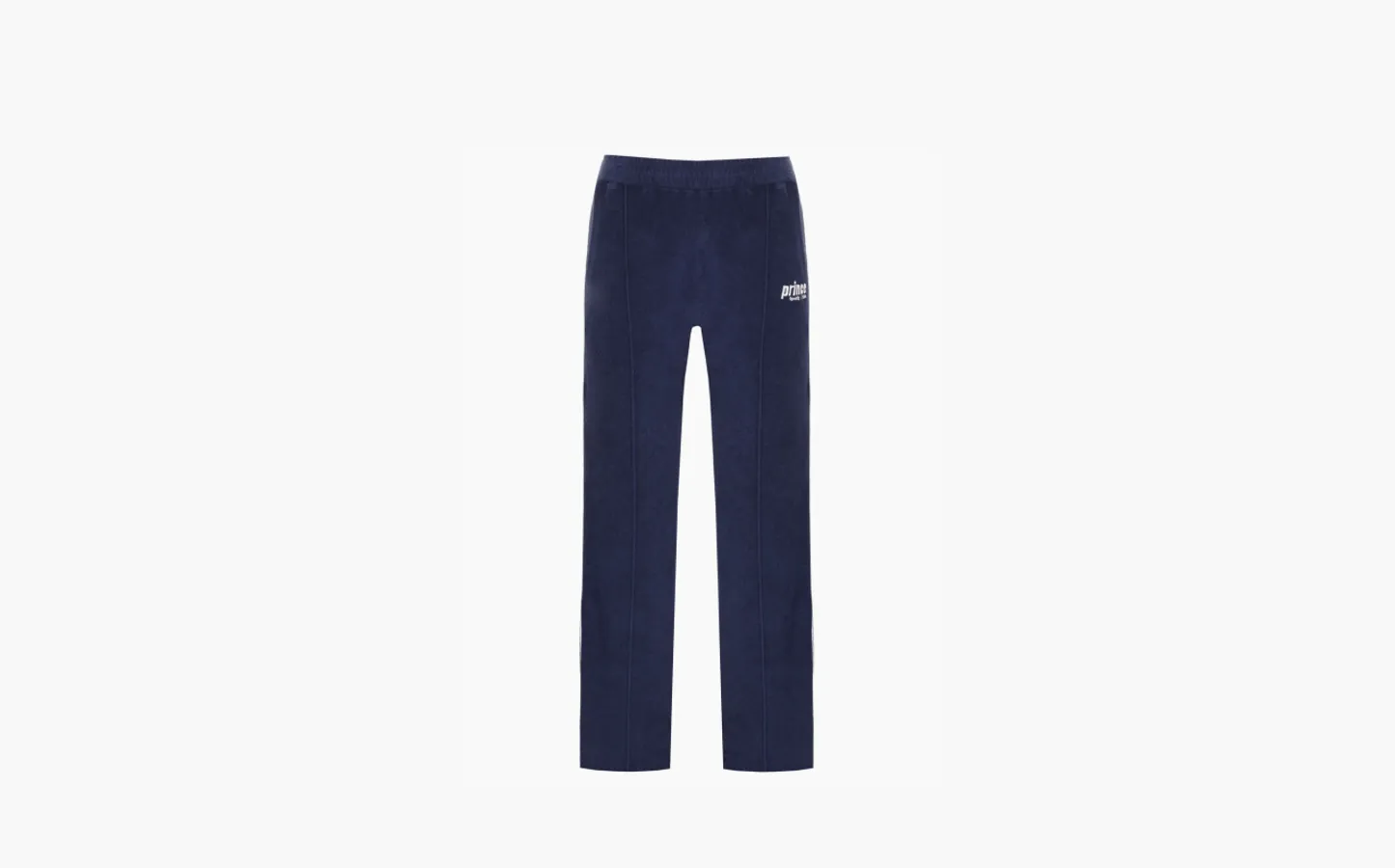 Sporty & Rich Logo-embroidered Terry-cloth Trousers WMNS «Marine Blue»