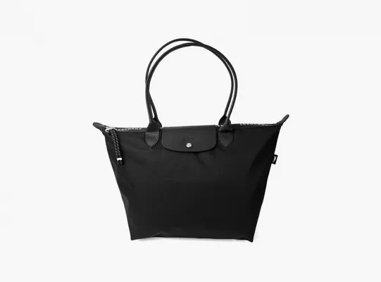  Longchamp Le Pliage Energy Shoulder Bag «Black» chyernye