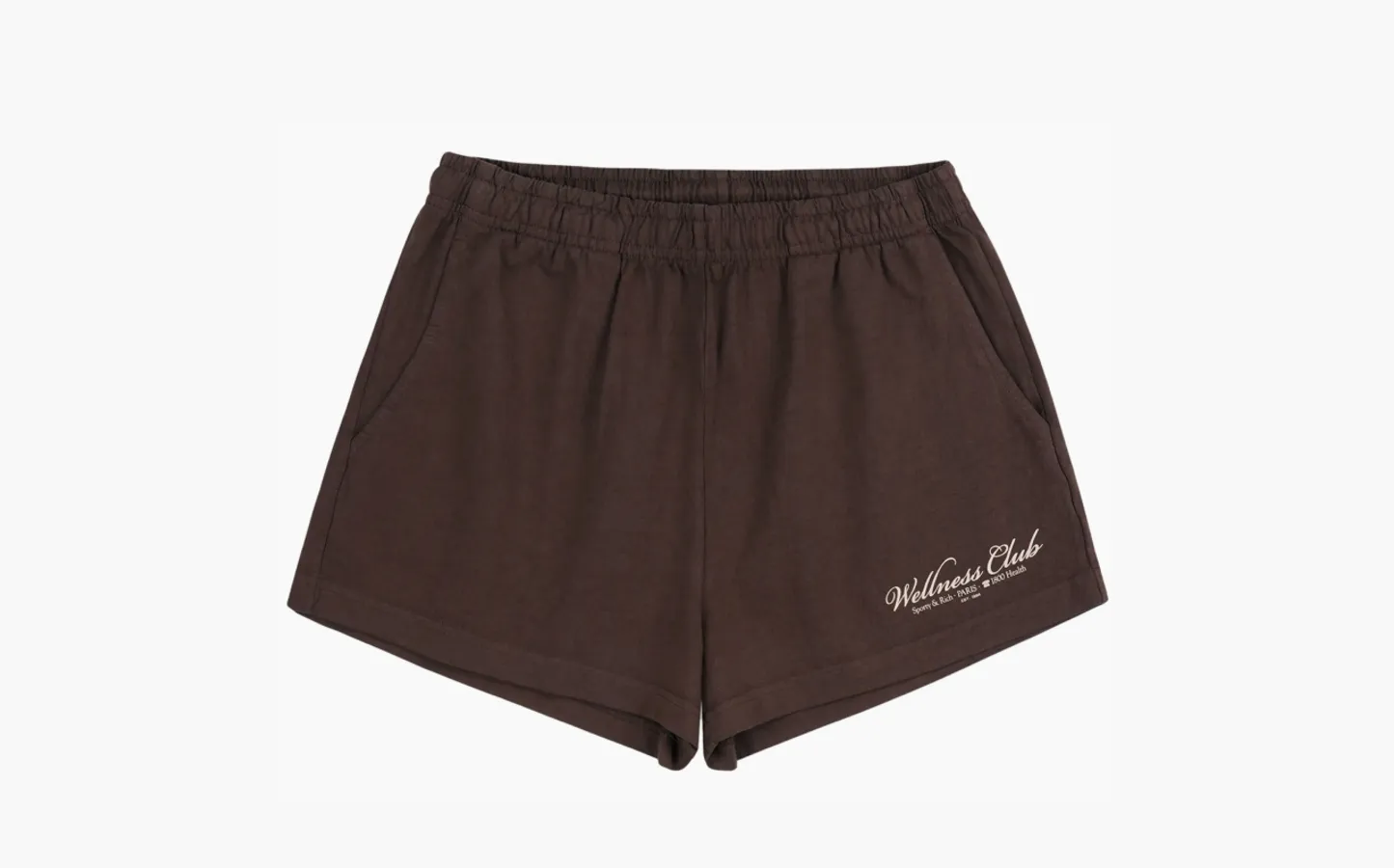 Sporty & Rich 1800 Health Cotton Shorts WMNS «Brown»