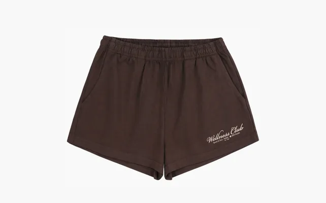 Одежда Sporty & Rich 1800 Health Cotton Shorts WMNS «Brown» korichnevye