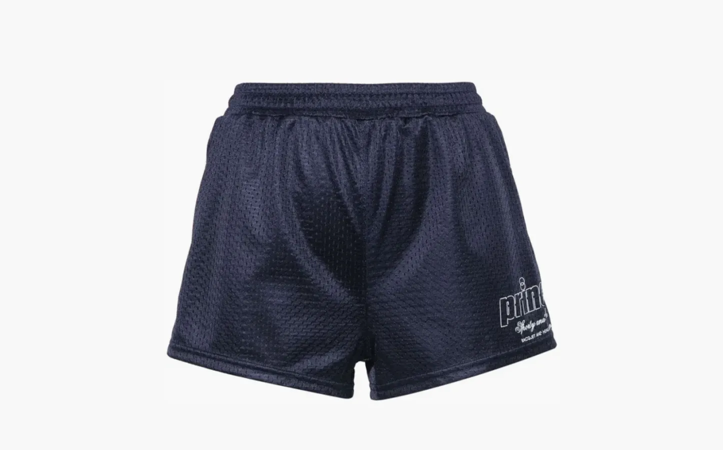 Sporty & Rich Logo-printed Mesh Mini Shorts WMNS «Blue»