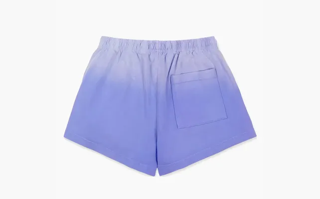 Одежда Sporty & Rich Serif Logo Embroidered Disco Shorts Dip Dye WMNS «Blue/White» belye,sinie