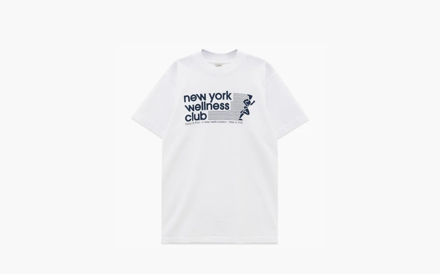 Sporty & Rich White 'New York Wellness Club' T-Shirt «White»