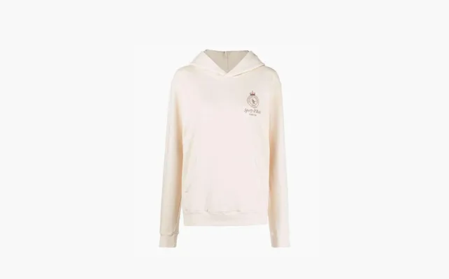 Одежда Sporty & Rich Logo cotton hoodie «Beige» bezhevye