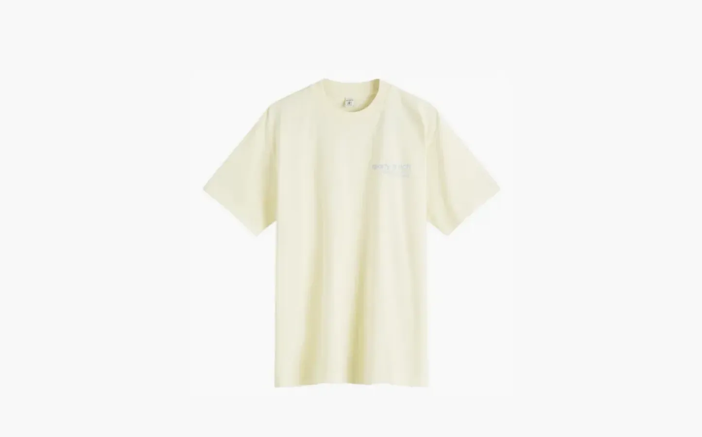 Sporty & Rich USA Health Club T-Shirt «Almond & Navy»