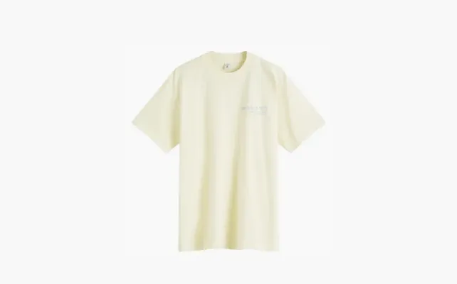 Одежда Sporty & Rich USA Health Club T-Shirt «Almond & Navy» kremovye