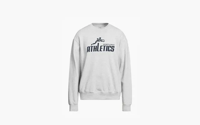 Одежда Sporty & Rich 90S Athletics Crewneck Sweatshirt «Grey» serye