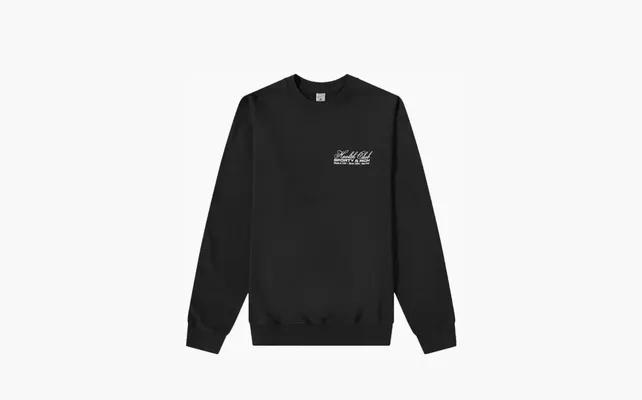 Одежда Sporty & Rich Made In USA Crewneck «Black/White» chyernye