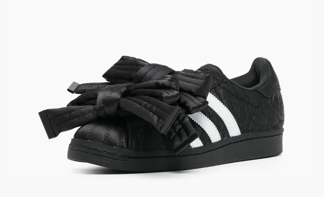  Adidas Caroline Hu Superstar WMNS «Black White» chyernye