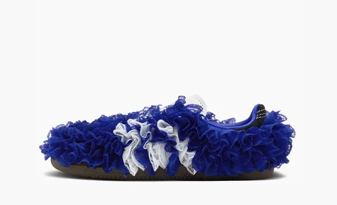 Кроссовки Adidas Samba OG x Caroline Hu x CLOT  WMNS «Lace Blue» синий