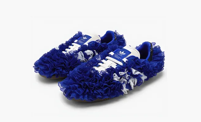 Кроссовки Adidas Samba OG x Caroline Hu x CLOT  WMNS «Lace Blue» синий