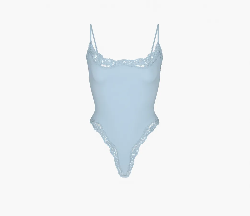 Skims Fits Everybody Lace Cami Bodysuit «Denim»