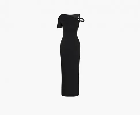 Одежда Khy Sueded Stretch Twist Maxi Dress «Black» черный