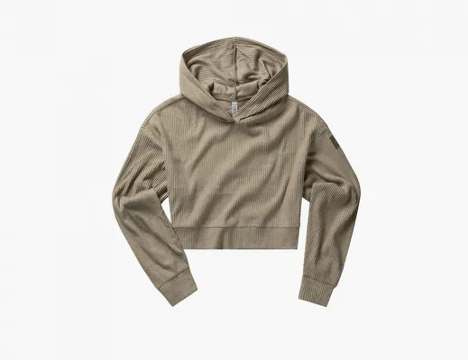 Одежда Alo Yoga Muse Hoodie «Gravel Heather» бежевый