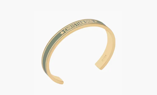  Dior Metal Bangles WMNS «Green» zelyenye