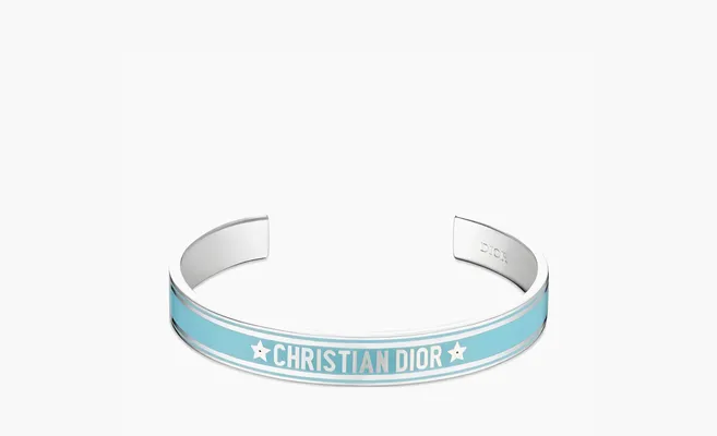  Dior Metal Bangles WMNS «Blue» golubye