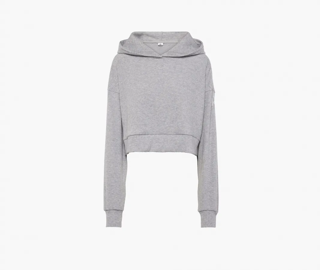 Alo Yoga Muse Hoodie «Athletic Heather Grey»