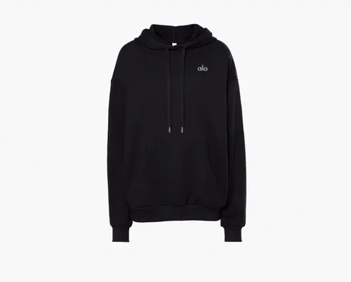 Одежда Alo Yoga Accolade Hoodie «Black» chyernye
