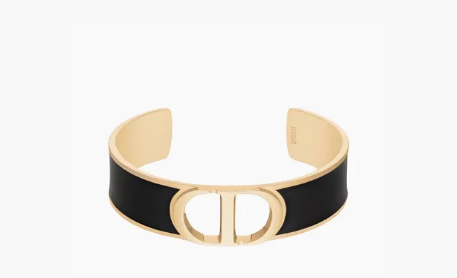  Dior 30 Montaigne Bangle WMNS «Gold/Black» zolotoy