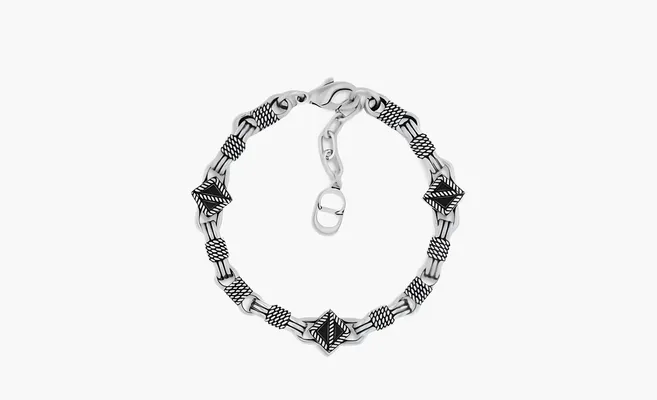  Dior CD Diamond Buffalo Bracelet WMNS «Silver» serebryanyy