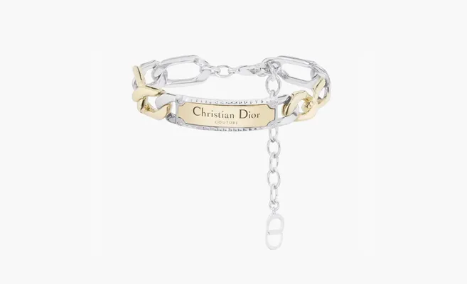 Dior Brass Bracelets «Silver» serebryanyy