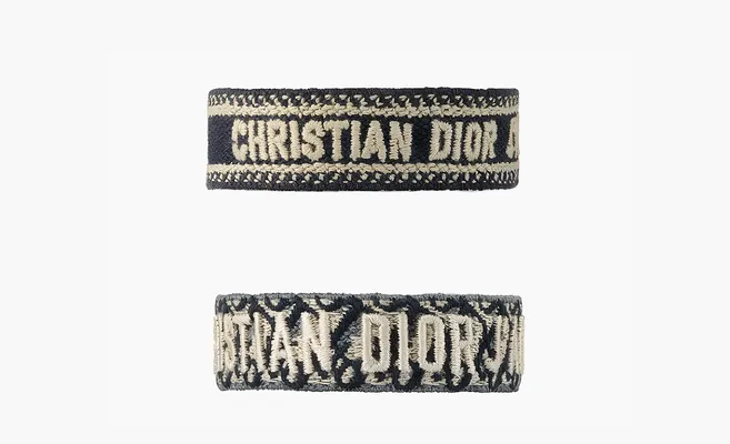  Dior Cotton Woven Wristbands «Sea Blue» chyernye