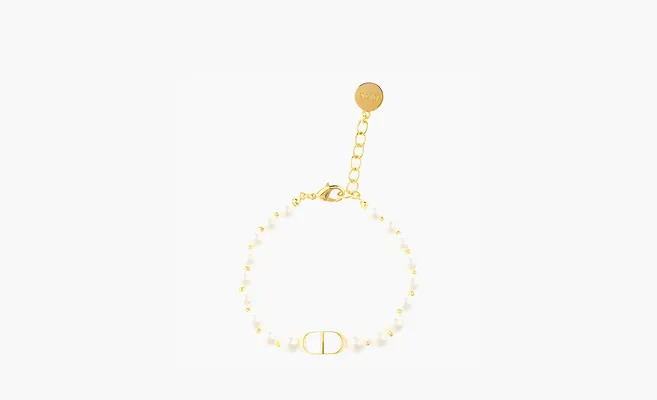  CHRISTIAN DIOR Metal Bangles WMNS «Gold» zolotoy