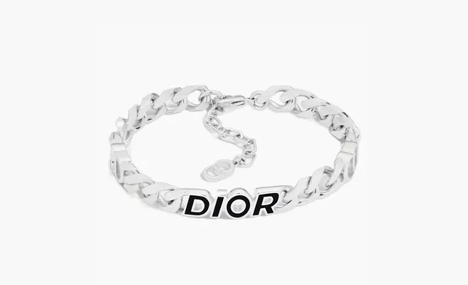  Dior Brass Resin Bracelets «Silver» serebryanyy