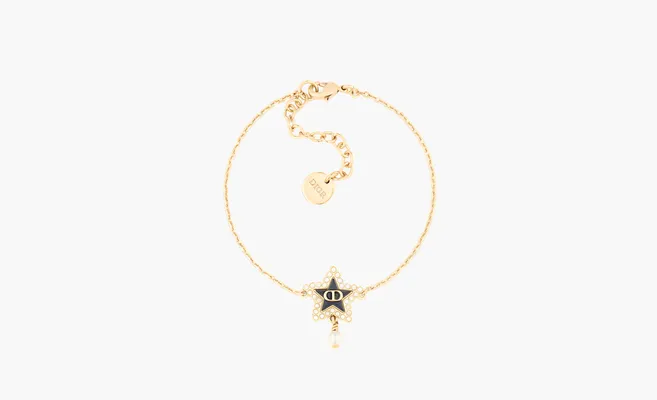  Dior Resin Pearls Bracelets WMNS «Gold» zolotoy