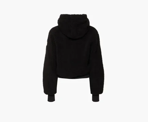 Одежда Alo Yoga Foxy Sherpa Hooded Jacket «Black» черный