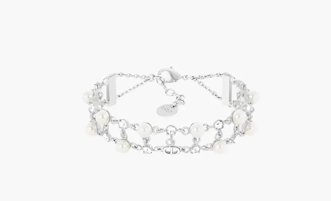  DIOR Petit CD Treasure Bracelet WMNS «Silver» serebryanyy
