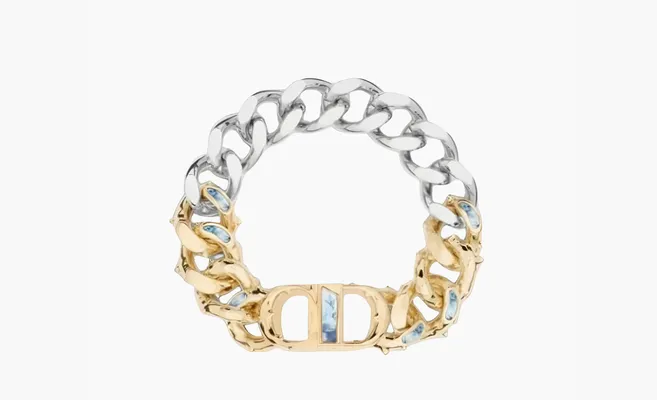  Dior Bracelets Mens «Gold/Silver» zolotoy