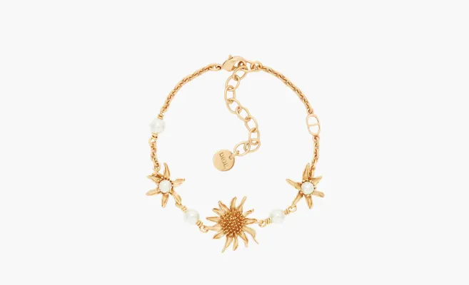  Dior Chardons Metal Bangles WMNS «Gold» zolotoy