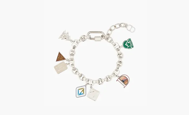  Dior Bracelets Men «Silver» serebryanyy