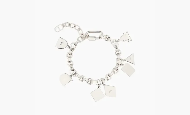 Dior Bracelets Men «Silver» serebryanyy