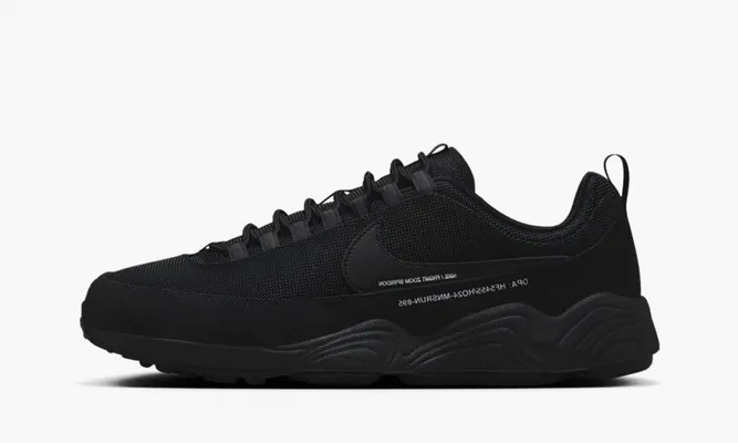 Кроссовки Fragment Design x Nike Air Zoom Spiridon SP «Black» chyernye