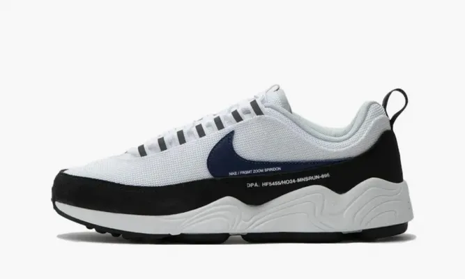 Кроссовки Fragment Design x Nike Air Zoom Spiridon SP «White Blue Void» belye