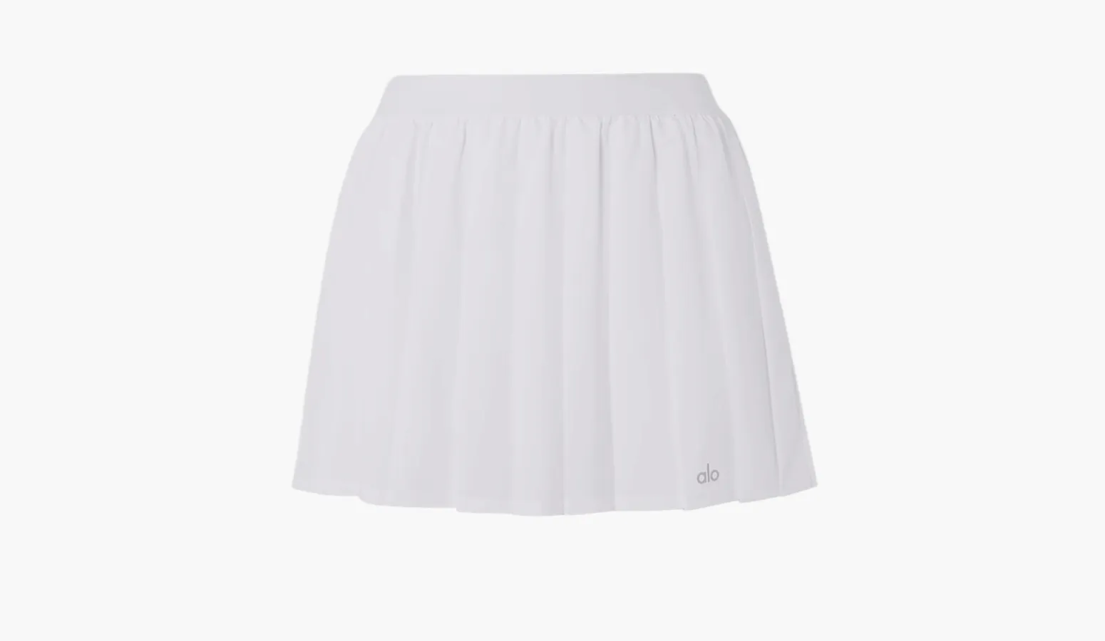 Alo Yoga Varsity Tennis Skirt «White»