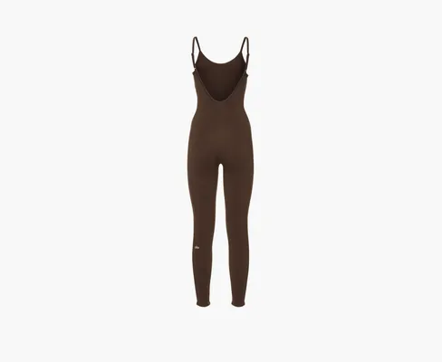 Одежда Alo Yoga Airbrush One And Done Onesie «Espresso» коричневый