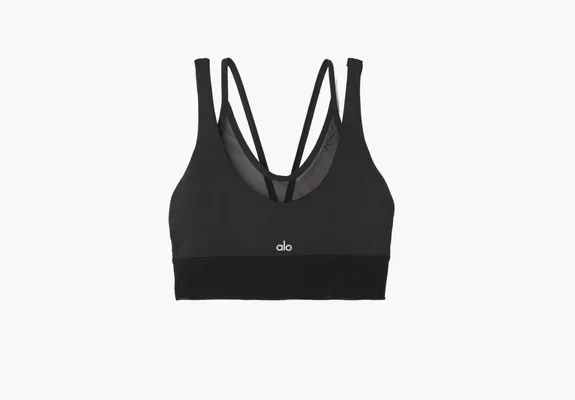 Одежда Alo Yoga Airlift Double Trouble Bra «Black» черный