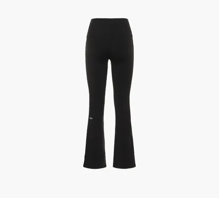 Одежда Alo Yoga Airbrush High-Waist 7/8 Bootcut Legging «Black» черный