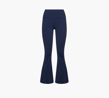 Одежда Alo Yoga Airbrush High-Waist 7/8 Bootcut Legging «Navy» синий