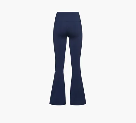 Одежда Alo Yoga Airbrush High-Waist 7/8 Bootcut Legging «Navy» синий