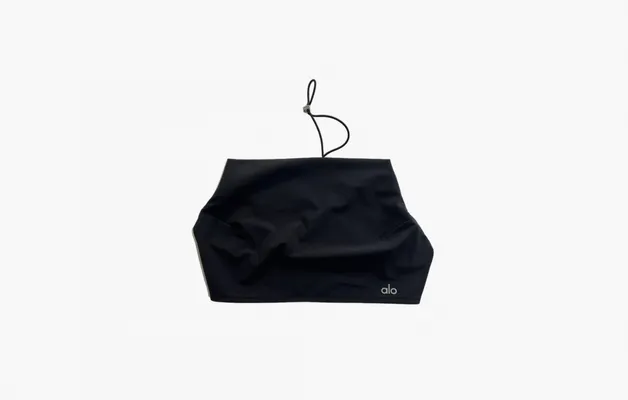 Одежда Alo Yoga Cropped Megastar Tank «Black» черный