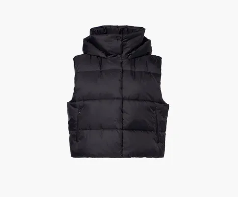 Одежда Alo Yoga Gold Rush Puffer Vest «Black» черный