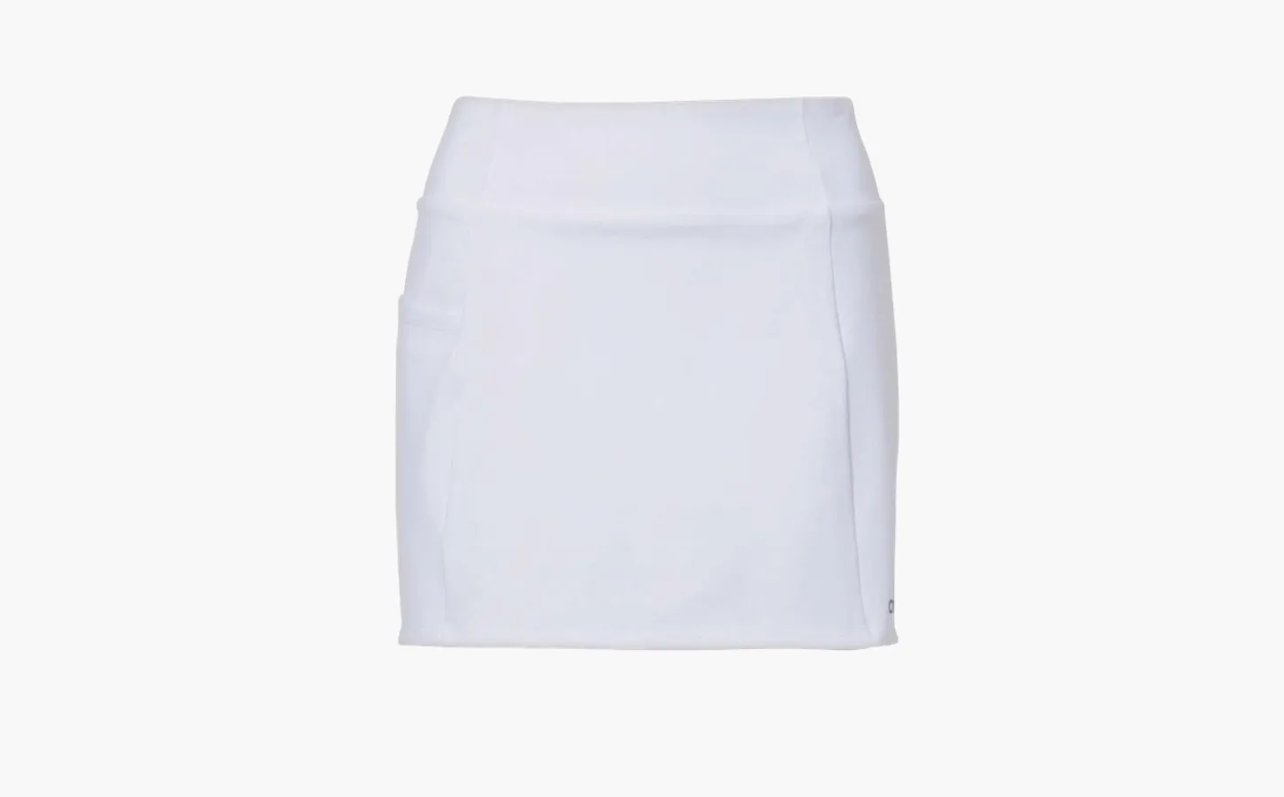 Alo Yoga Airbrush High-Waist Good Form Tennis Skirt «White»