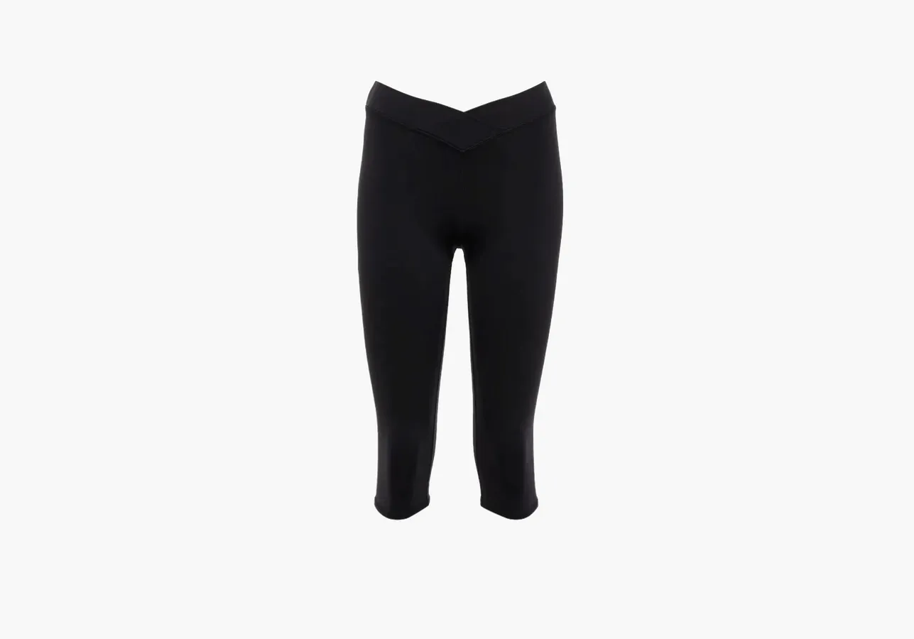 Alo Yoga Airbrush V-Cut Define Capri «Black»