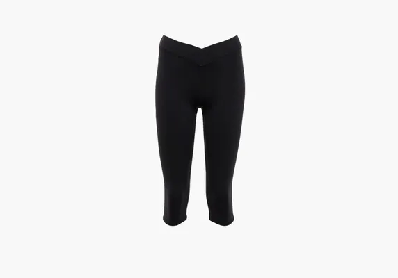 Одежда Alo Yoga Airbrush V-Cut Define Capri «Black» черный