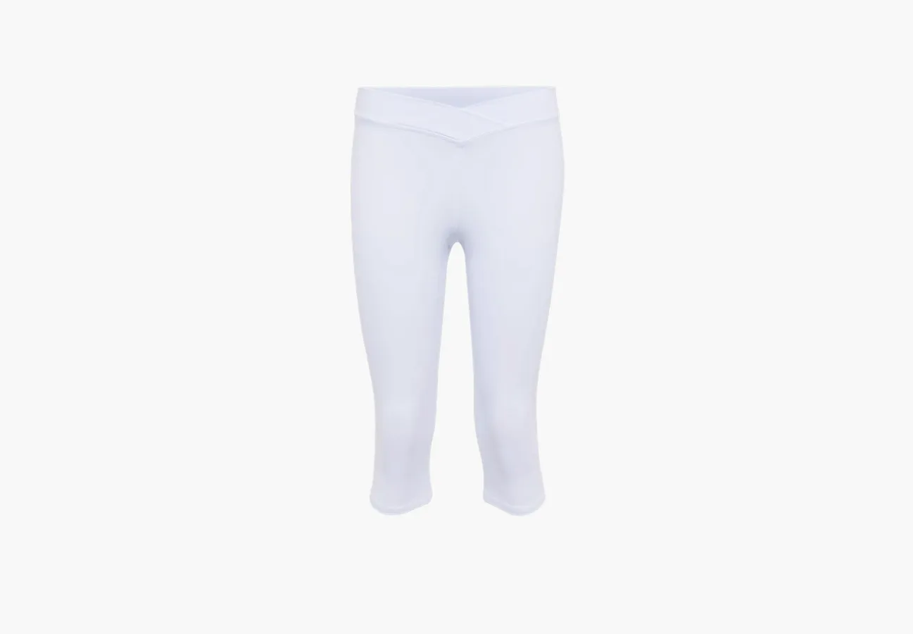 Alo Yoga Airbrush V-Cut Define Capri «White»