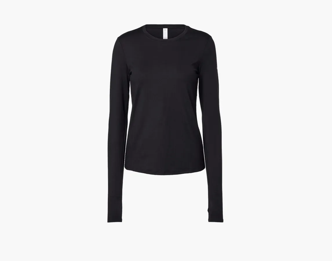 Alo Yoga Alosoft Finesse Long Sleeve «Black»